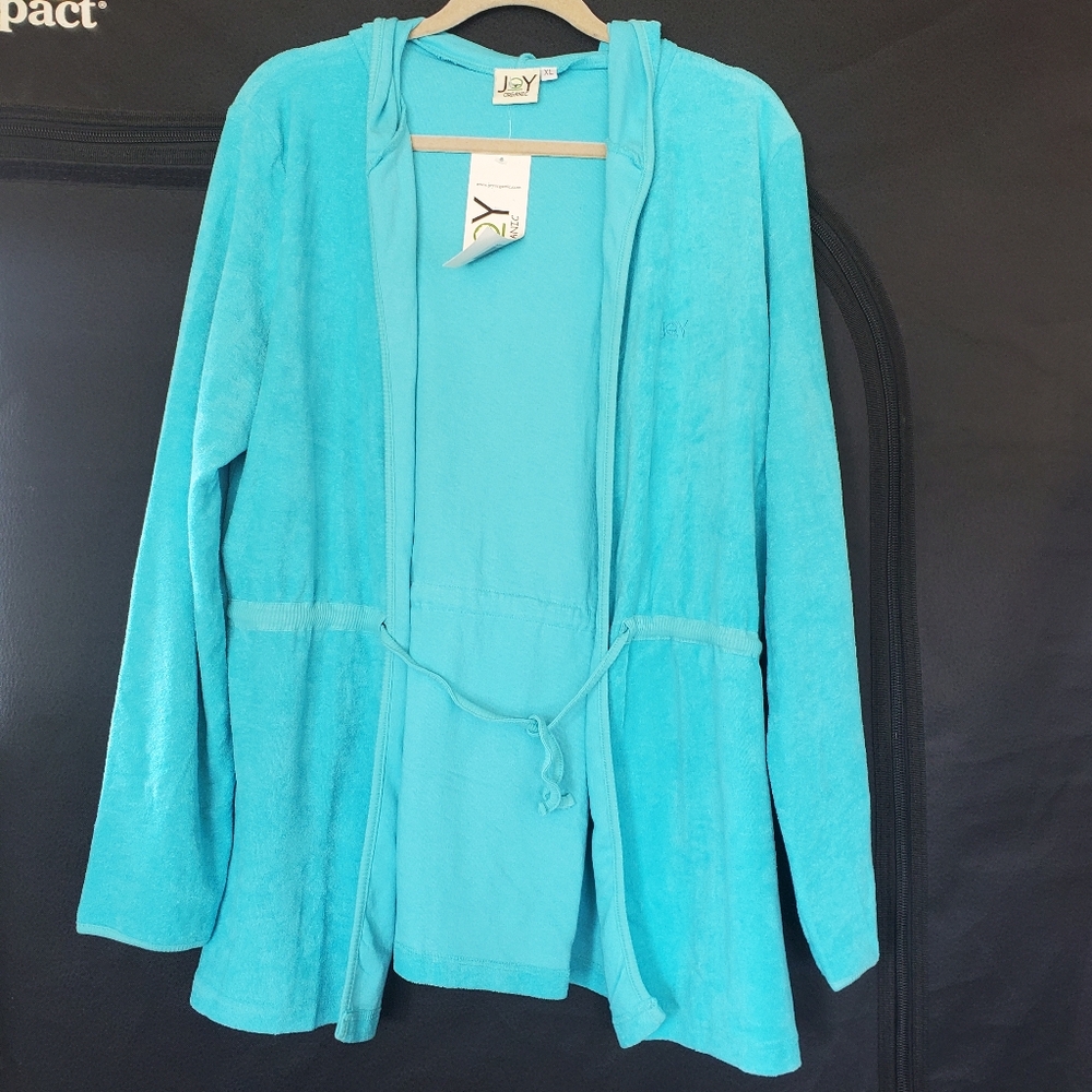NEW Joy Organic Jacket Size XL Organic Terry
